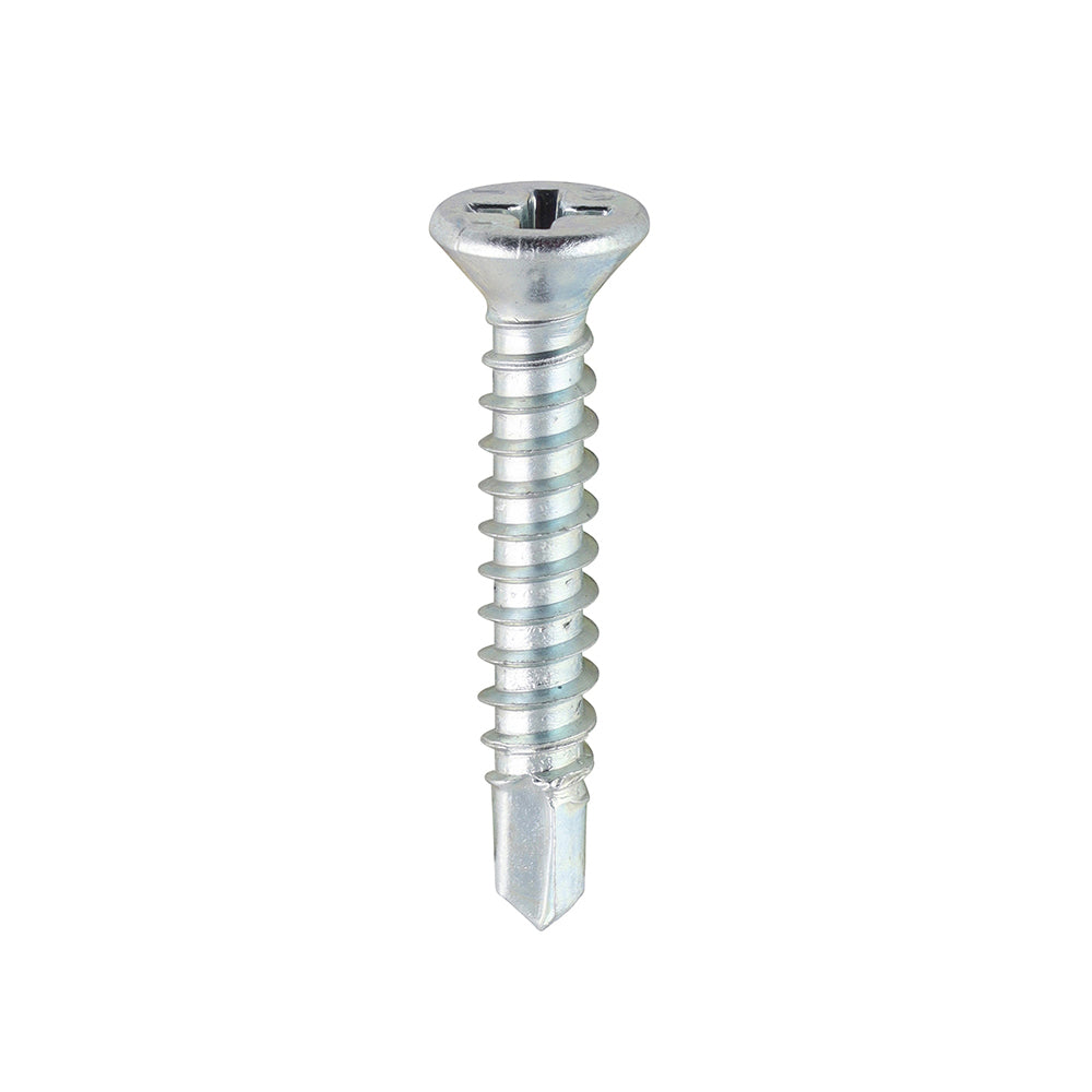 TIMCO Window Fabrication Screws Countersunk PH Self-Tapping Self-Drilling Point Zinc - 3.9 x 25 - Image