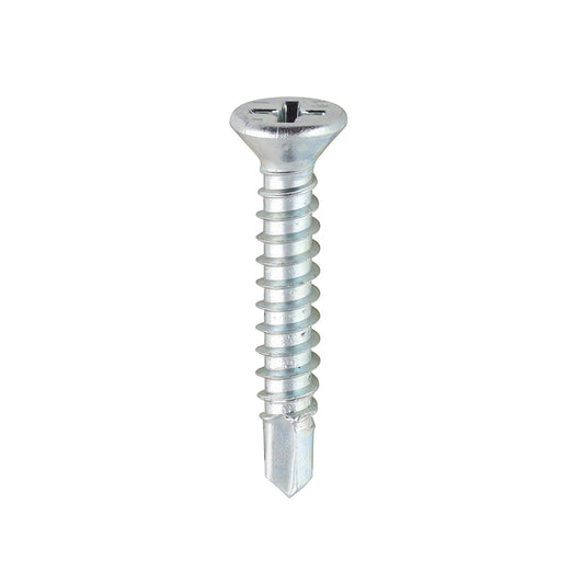 TIMCO Window Fabrication Screws Countersunk PH Self-Tapping Self-Drilling Point Zinc - 3.9 x 25 - Image