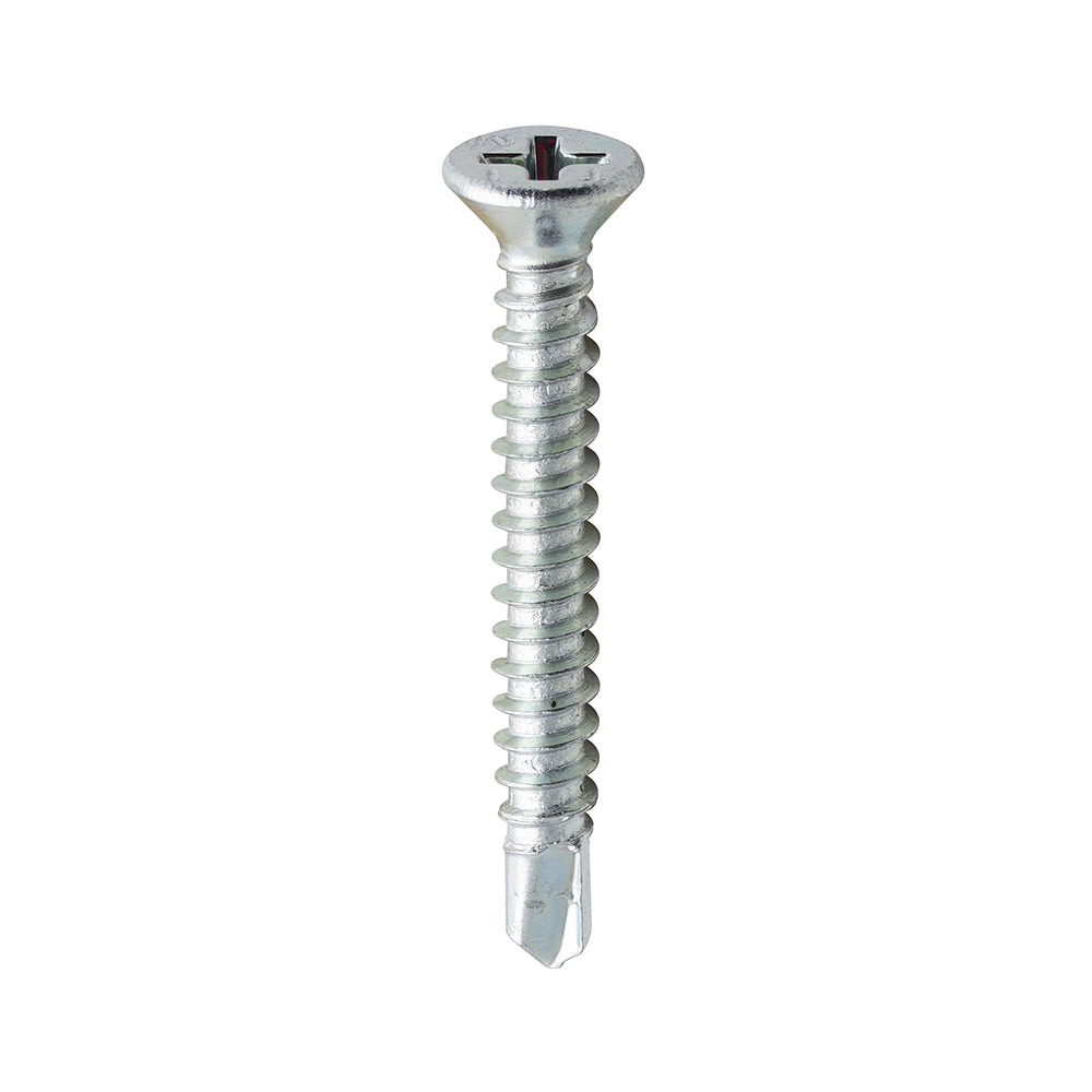 TIMCO Window Fabrication Screws Countersunk PH Self-Tapping Self-Drilling Point Zinc - 3.9 x 32 - Image