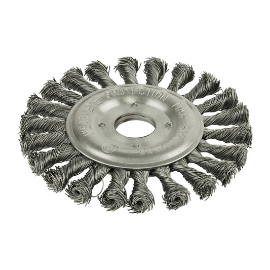 TIMCO Wheel Brush Twisted Knot Steel Wire - 125mm - Image