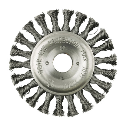 TIMCO Wheel Brush Twisted Knot Steel Wire - 125mm - Image
