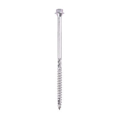 TIMCO Timber Screws Hex Flange Head A4 Stainless Steel - 6.7 x 125 - Image