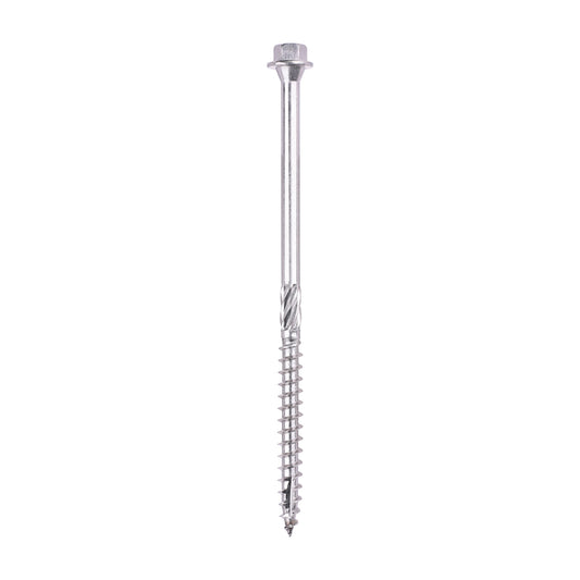 TIMCO Timber Screws Hex Flange Head A4 Stainless Steel - 6.7 x 125 - Image