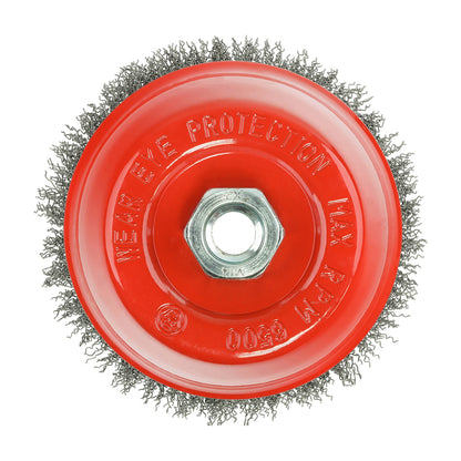 TIMCO Angle Grinder Cup Brush Crimped Steel Wire - 125mm - Image