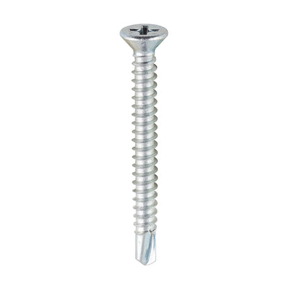 TIMCO Window Fabrication Screws Countersunk PH Self-Tapping Self-Drilling Point Zinc - 3.9 x 38 - Image