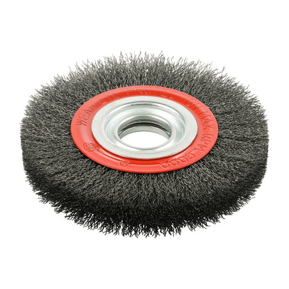 TIMCO Wheel Brush with Plastic Reducer Set Crimped Steel Wire - 150mm - Image