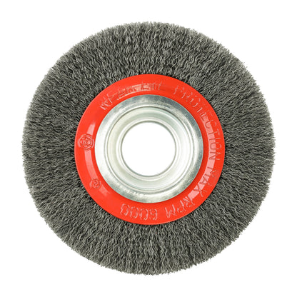 TIMCO Wheel Brush with Plastic Reducer Set Crimped Steel Wire - 150mm - Image