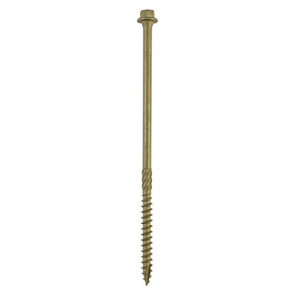 TIMCO Timber Screws Hex Flange Head Exterior Green - 6.7 x 150 - Image