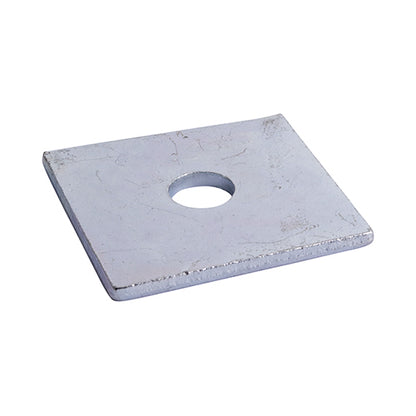 TIMCO Square Plate Washers Silver - M16 x 50 x 50 x 3 - Image
