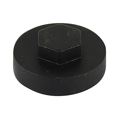 TIMCO Hex Head Cover Caps Black - 19mm - Image