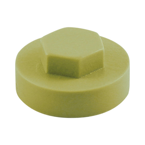 TIMCO Hex Head Cover Caps Moorland Green - 19mm - Image