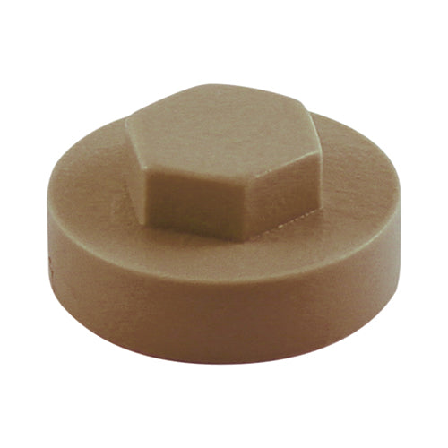 TIMCO Hex Head Cover Caps Merlin Grey - 19mm - Image