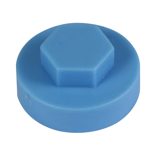 TIMCO Hex Head Cover Caps Cornflower - 19mm - Image