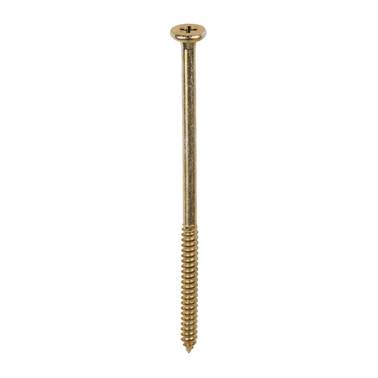TIMCO Element Screws Shallow Pan Countersunk PH Self-Tapping Thread AB Point Yellow - 4.8 x 95 - Image