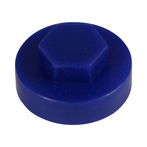 TIMCO Hex Head Cover Caps Ultra Marine - 19mm - Image