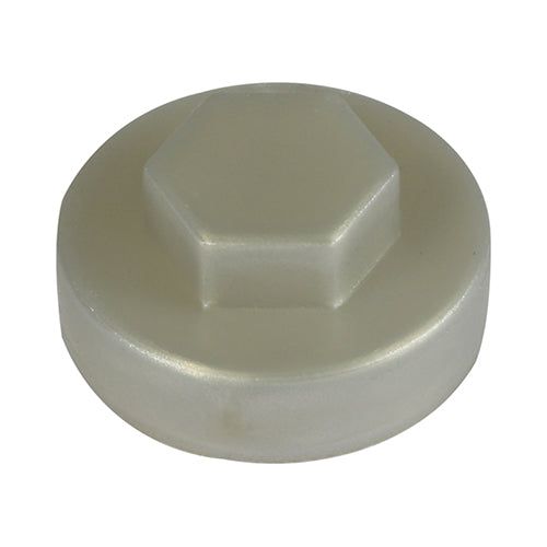 TIMCO Hex Head Cover Caps Metallic Silver - 19mm - Image