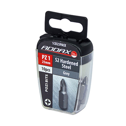 TIMCO Pozi Driver Bit S2 Grey - No.1 x 25 - Image