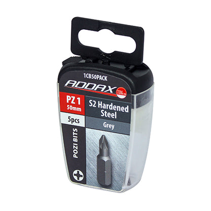 TIMCO Pozi Driver Bit S2 Grey - No.1 x 50 - Image