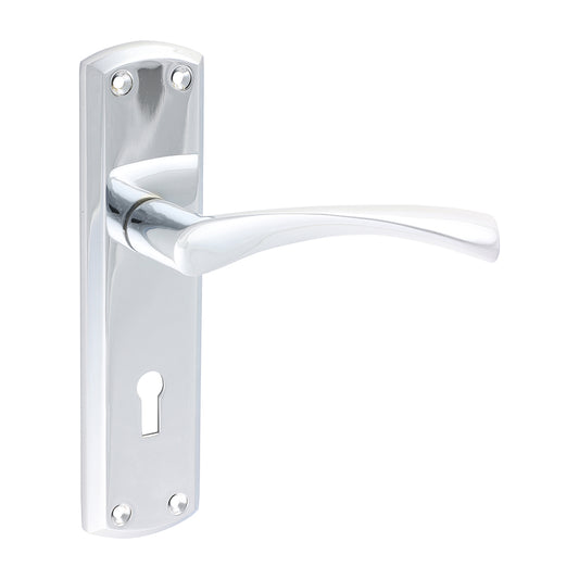 TIMCO Zeta Lock Handles - Polished Chrome - 175 x 45mm - Image
