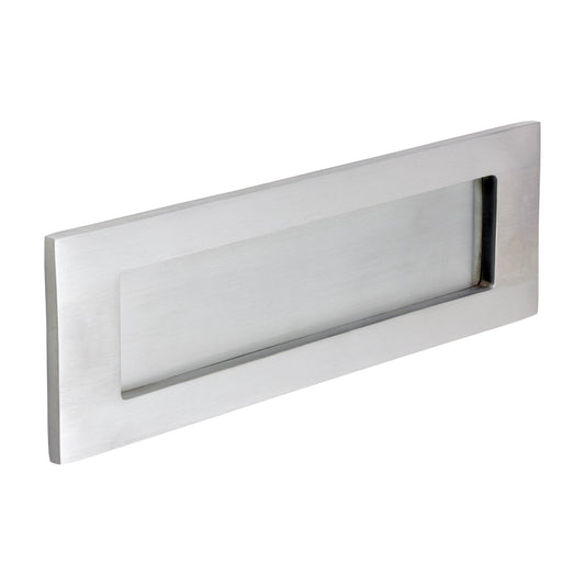 TIMCO Victorian Letter Plate - Satin Chrome - 250 x 74mm - Image