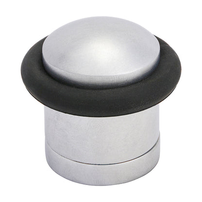 TIMCO Cylinder Door Stop Satin Chrome - 41mm - Image