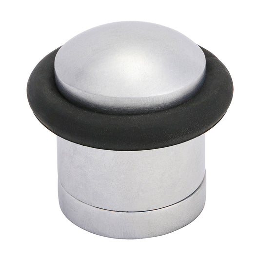 TIMCO Cylinder Door Stop Satin Chrome - 41mm - Image