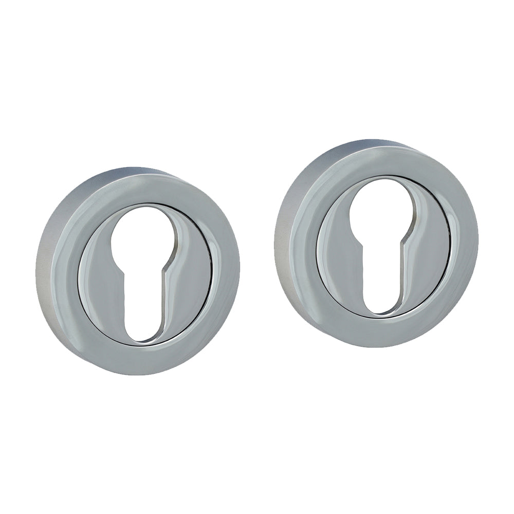 TIMCO Euro Profile Escutcheon - Polish Chrome - 49mm - Image