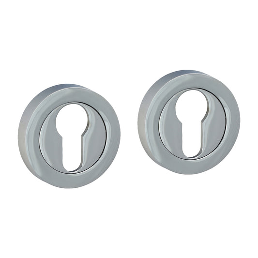 TIMCO Euro Profile Escutcheon - Polish Chrome - 49mm - Image