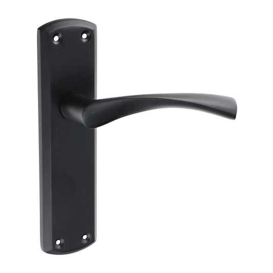 TIMCO Zeta Latch Handles - Matt Black - 175 x 45mm - Image