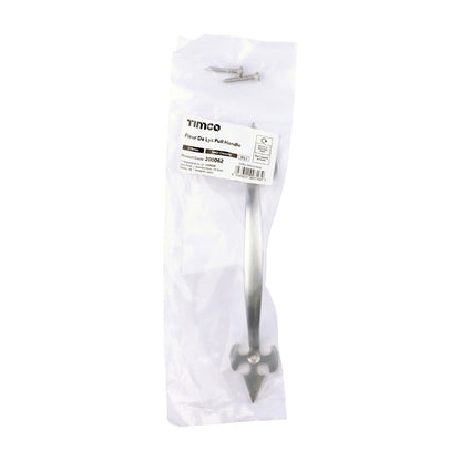 TIMCO Fleur De Lys Pull Handle - Satin Chrome - 178mm - Image