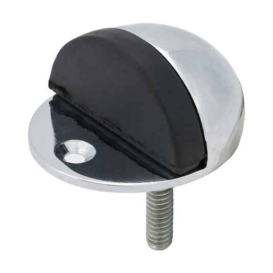 TIMCO Oval Door Stop Polished Chrome - 47mm - Image