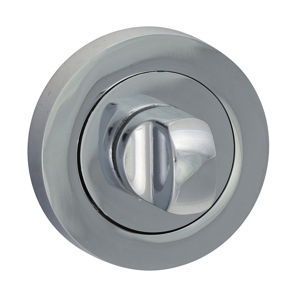 TIMCO Bathroom Thumb Turn And Release - Polished Chrome - 49mm - Image