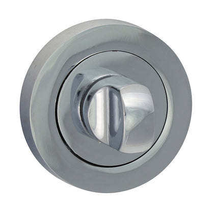 TIMCO Bathroom Thumb Turn And Release - Polished Chrome - 49mm - Image