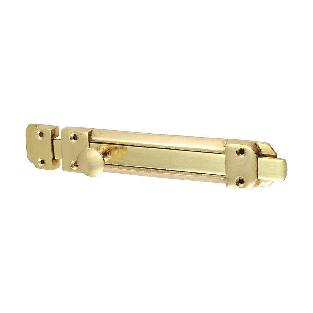 TIMCO Contract Flat Section Bolt Polished Brass - 210 x 35mm - Image