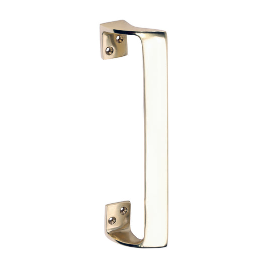 TIMCO Oval Grip Pull Handle - Polished Brass - 228mm - Image