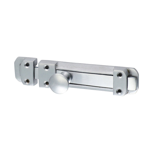 TIMCO Contract Flat Section Bolt Satin Chrome - 135 x 30mm - Image