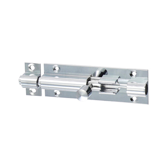 TIMCO Straight Barrel Bolt Polished Chrome - 75 x 25mm - Image