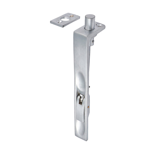 TIMCO Lever action Flush Bolt Satin Chrome - 150 x 19mm - Image