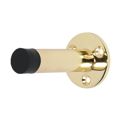 TIMCO Projection Door Stop Polished Brass - 70mm - Image