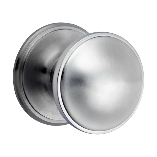 TIMCO Centre Door Knob - Satin Chrome - 66mm - Image