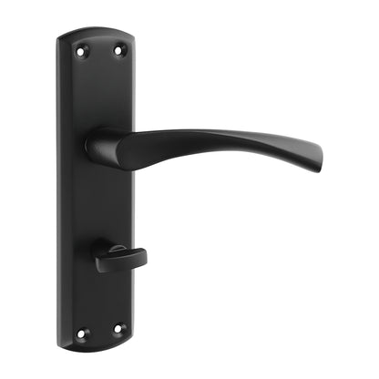 TIMCO Zeta Bathroom Handles- Matt Black - 175 x 45mm - Image