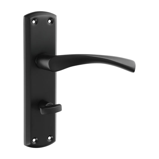 TIMCO Zeta Bathroom Handles- Matt Black - 175 x 45mm - Image