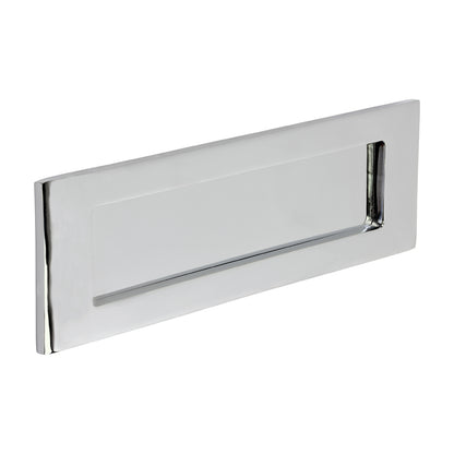 TIMCO Victorian Letter Plate - Polished Chrome - 250 x 74mm - Image