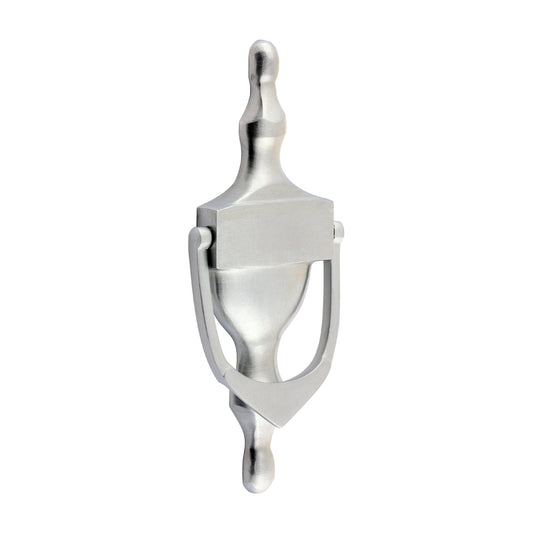 TIMCO Urn Pattern Door Knocker - Satin Chrome - 166 x 60mm - Image