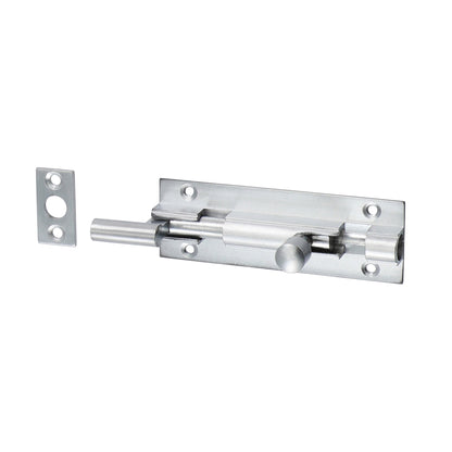 TIMCO Necked Barrel Bolt Satin Chrome - 75 x 25mm - Image