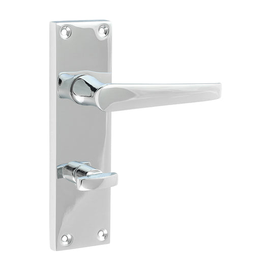 TIMCO Victorian Straight Bathroom Handles - Polished Chrome - 151 x 42mm - Image