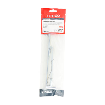 TIMCO Lever action Flush Bolt Polished Chrome - 200 x 19mm - Image