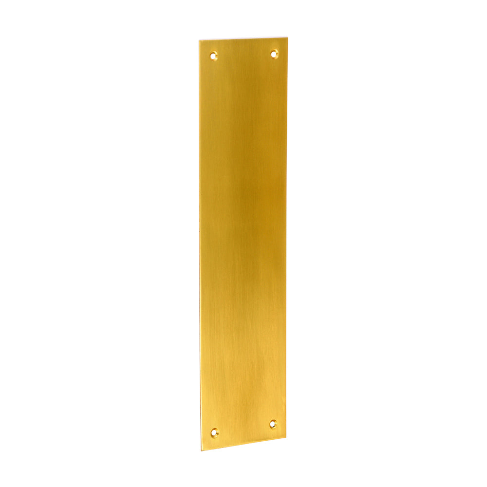 TIMCO Finger Plate - Polished Brass - 305 x 76mm - Image