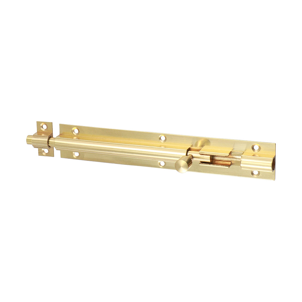 TIMCO Straight Barrel Bolt Polished Brass - 150 x 25mm - Image