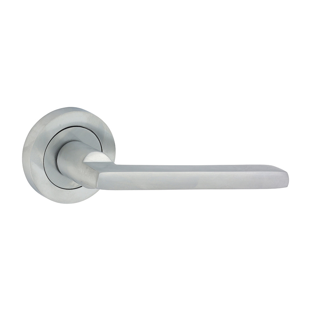 TIMCO  Radmore Lever On Rose Handles - Satin Chrome - 49mm - Image